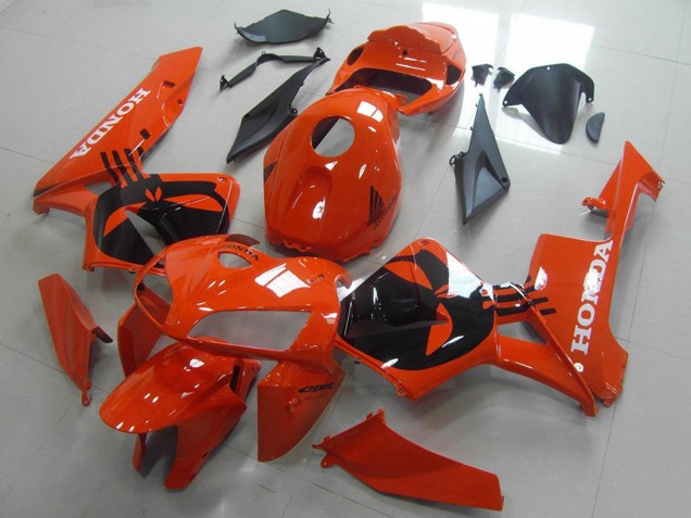 2005-2006 Honda CBR600RR Motorcycle Fairing - Orange Black UK Manufacturers