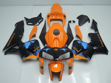 2005-2006 Honda CBR600RR Motorcycle Fairings - Orange Blue Black UK Manufacturers