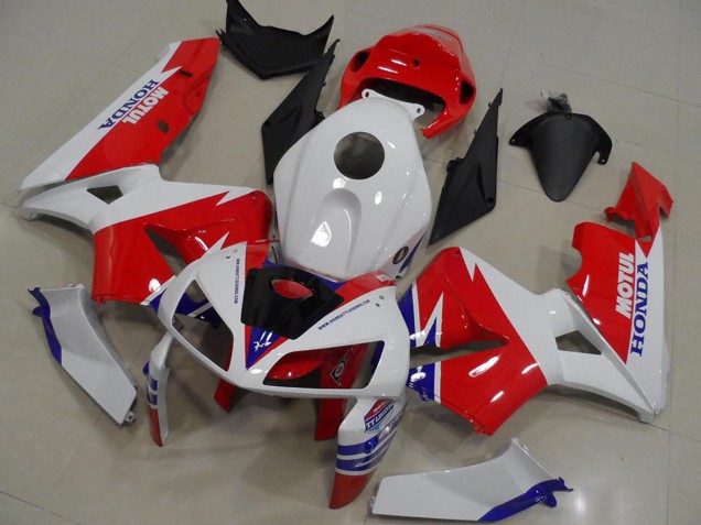 2005-2006 Honda CBR600RR Abs Motorcycle Fairings - White Red Blue UK Manufacturers