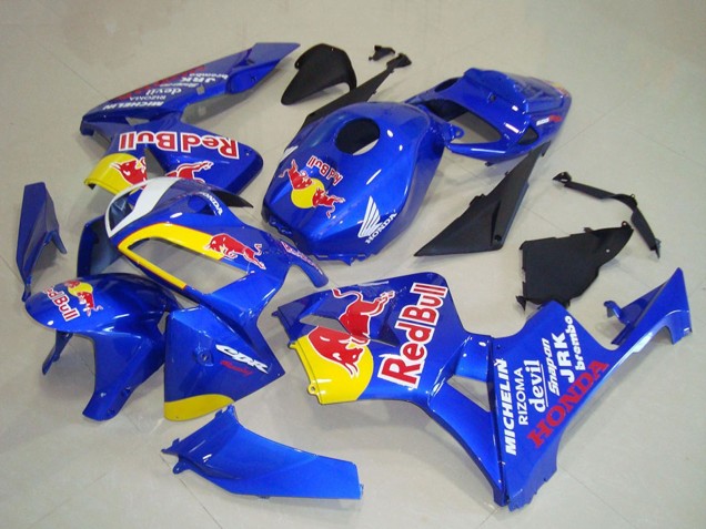 2005-2006 Honda CBR600RR Motorcycle Fairings - Blue Yellow Red Bull UK Manufacturers