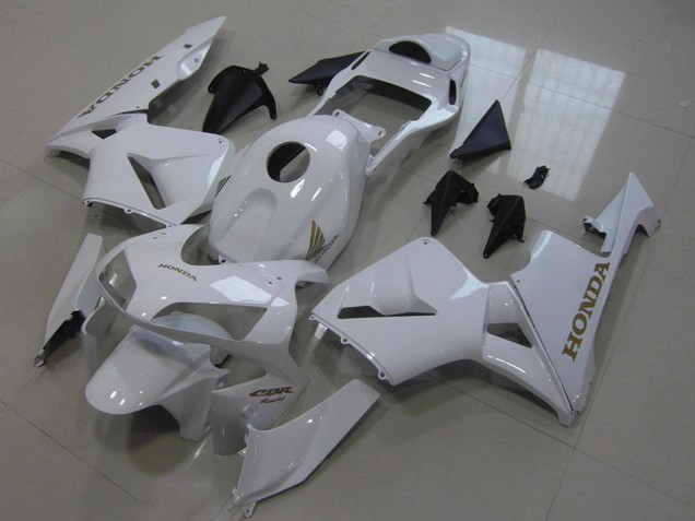 2005-2006 Honda CBR600RR Motorcycle Fairings - White UK Manufacturers