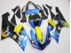 2005-2006 Kawasaki ZX6R Motorcycle Fairings - Blue Yellow Black Shark UK Manufacturers