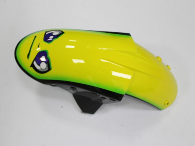 2005-2006 Kawasaki ZX6R Motorcycle Fairings - Blue Yellow Black Shark UK Manufacturers