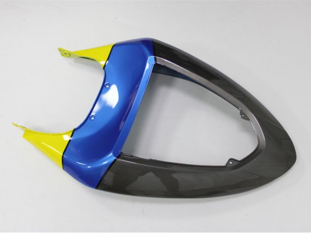 2005-2006 Kawasaki ZX6R Motorcycle Fairings - Blue Yellow Black Shark UK Manufacturers
