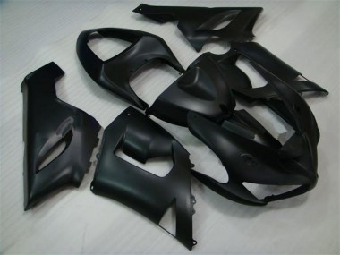 2005-2006 Kawasaki ZX6R Motorcycle Fairings - Matte Black UK Manufacturers