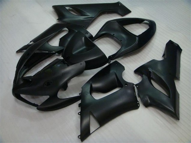 2005-2006 Kawasaki ZX6R Motorcycle Fairings - Matte Black UK Manufacturers