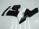 2005-2006 Kawasaki ZX6R Motorcycle Fairings - White Glossy Black UK Manufacturers