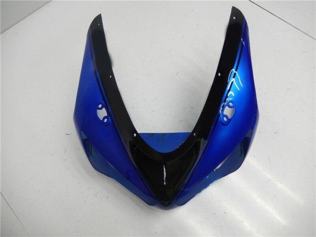 2005-2006 Kawasaki ZX6R Motorcycle Fairing Kits - Blue Glossy Black UK Manufacturers