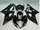 2005-2006 Suzuki GSXR 1000 Motorcycle Fairing - Glossy Black Matte Black Red UK Manufacturers