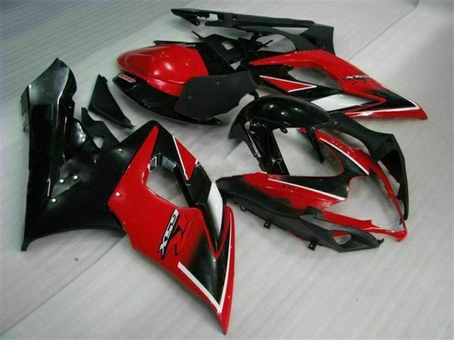 2005-2006 Suzuki GSXR 1000 Motorcycle Fairings - Red Glossy Black Matte Black UK Manufacturers
