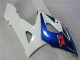 2005-2006 Suzuki GSXR 1000 Motorcycle Fairing Kits - White Blue Glossy Black UK Manufacturers