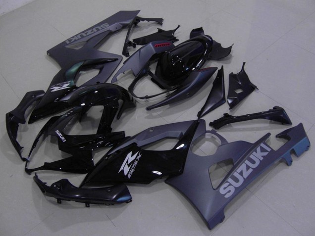 2005-2006 Suzuki GSXR 1000 Motorcycle Fairings Kit - Glossy Black Matte Black UK Manufacturers