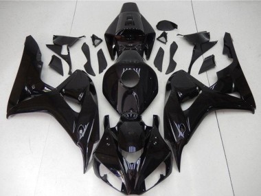 2006-2007 Honda CBR1000RR Motorcycle Fairings - Glossy Black UK Manufacturers