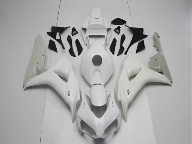 2006-2007 Honda CBR1000RR Motorcycle Fairings - White Silver UK Manufacturers