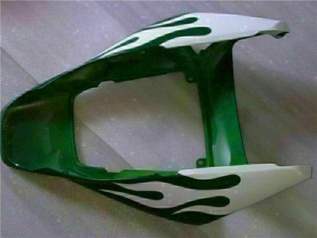 2006-2007 Honda CBR1000RR Motorcycle Fairings - White Green Flame UK Manufacturers