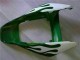 2006-2007 Honda CBR1000RR Motorcycle Fairings - White Green Flame UK Manufacturers