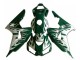 2006-2007 Honda CBR1000RR Motorcycle Fairings - White Green Flame UK Manufacturers