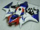 2006-2007 Honda CBR1000RR Motorcycle Fairing Kits - White Red Blue HRC UK Manufacturers