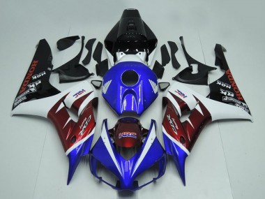 2006-2007 Honda CBR1000RR Motorcycle Fairings - White Burgundy Blue Glossy Black UK Manufacturers