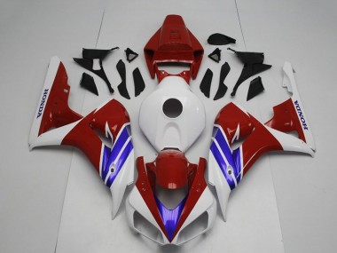 2006-2007 Honda CBR1000RR Motorcycle Fairing - White Red Blue UK Manufacturers