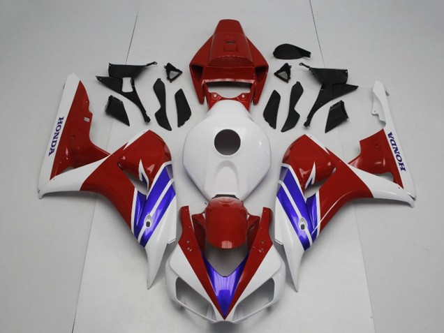 2006-2007 Honda CBR1000RR Motorcycle Fairing - White Red Blue UK Manufacturers