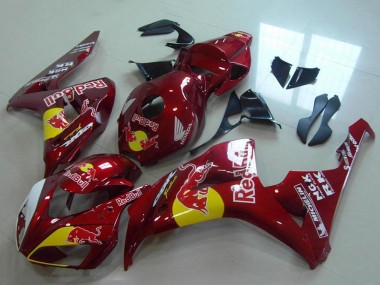 2006-2007 Honda CBR1000RR Motorcycle Fairings - Red Yellow White Red Bull UK Manufacturers