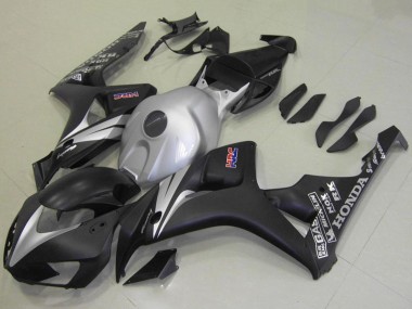 2006-2007 Honda CBR1000RR Motorcycle Fairing Kits - Silver Matte Black UK Manufacturers