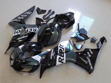 2006-2007 Honda CBR1000RR Motorcycle Fairing - Grey White Glossy Black Repsol UK Manufacturers