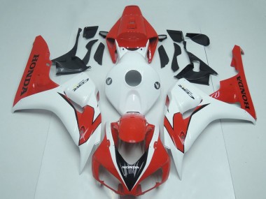 2006-2007 Honda CBR1000RR Motorcycle Fairing - White Red UK Manufacturers