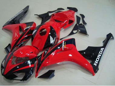 2006-2007 Honda CBR1000RR Motorcycle Fairing Kits - Red Glossy Black UK Manufacturers