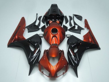 2006-2007 Honda CBR1000RR Motorcycle Fairing - Red Glossy Black UK Manufacturers
