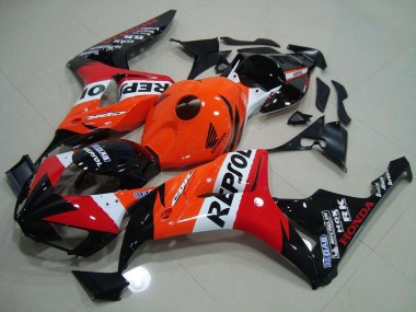 2006-2007 Honda CBR1000RR Motorcycle Fairing Kits - Orange White Red Glossy Black Repsol UK Manufacturers