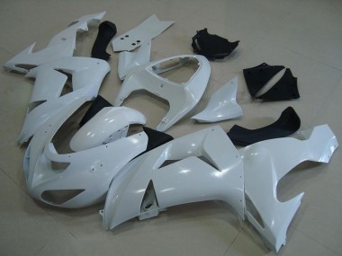 2006-2007 Kawasaki ZX10R Motorcycle Fairings - White UK Manufacturers
