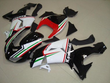 2006-2007 Kawasaki ZX10R Motorcycle Fairings - White Red Black Green UK Manufacturers