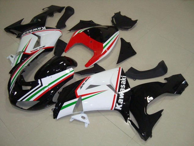2006-2007 Kawasaki ZX10R Motorcycle Fairings - White Red Black Green UK Manufacturers