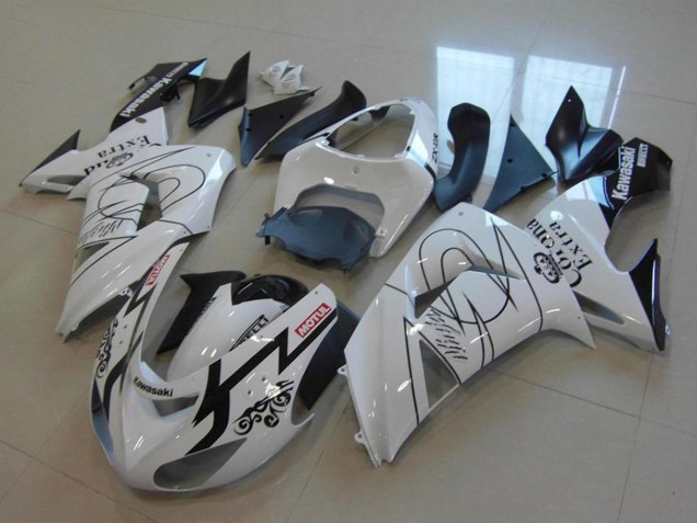 2006-2007 Kawasaki ZX10R Motorcycle Fairings - White Black Red Motul Corona Extra UK Manufacturers