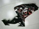 2006-2007 Kawasaki ZX10R Motorcycle Fairing Kits - Glossy Black Red Flame UK Manufacturers