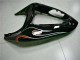2006-2007 Kawasaki ZX10R Motorcycle Fairing Kits - Glossy Black Red Flame UK Manufacturers