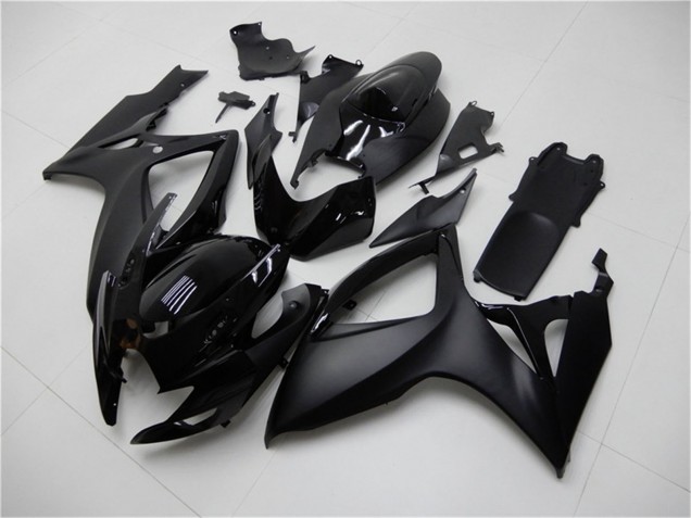 2006-2007 Suzuki GSXR 600/750 Motorcycle Fairings - Matte Black Glossy Black UK Manufacturers