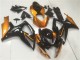 2006-2007 Suzuki GSXR 600/750 Motorcycle Fairings - Orange Glossy Black UK Manufacturers