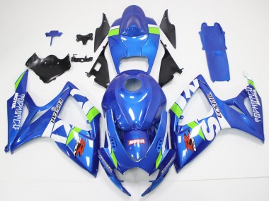 2006-2007 Suzuki GSXR 600/750 Motorcycle Fairings - Blue White Green Red UK Manufacturers