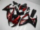 2006-2007 Suzuki GSXR 600/750 Motorcycle Fairing - Red Glossy Black UK Manufacturers