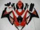 2006-2007 Suzuki GSXR 600/750 Motorcycle Fairings - Red Glossy Black UK Manufacturers