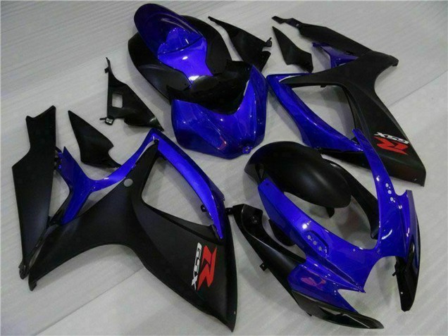 2006-2007 Suzuki GSXR 600/750 Motorcycle Fairings - Blue Matte Black Red UK Manufacturers