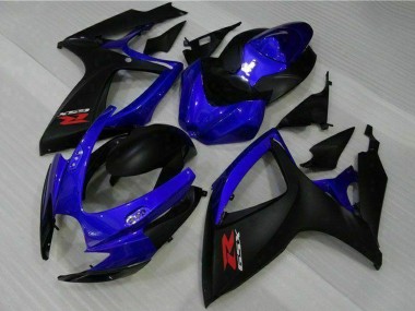 2006-2007 Suzuki GSXR 600/750 Motorcycle Fairings - Blue Matte Black Red UK Manufacturers