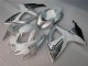 2006-2007 Suzuki GSXR 600/750 Motorcycle Fairings - White Silver UK Manufacturers
