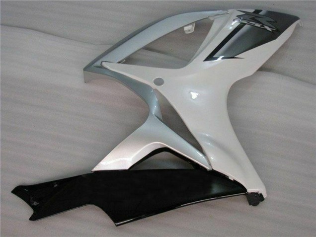 2006-2007 Suzuki GSXR 600/750 Motorcycle Fairings - White Silver UK Manufacturers