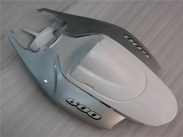 2006-2007 Suzuki GSXR 600/750 Motorcycle Fairings - White Silver UK Manufacturers