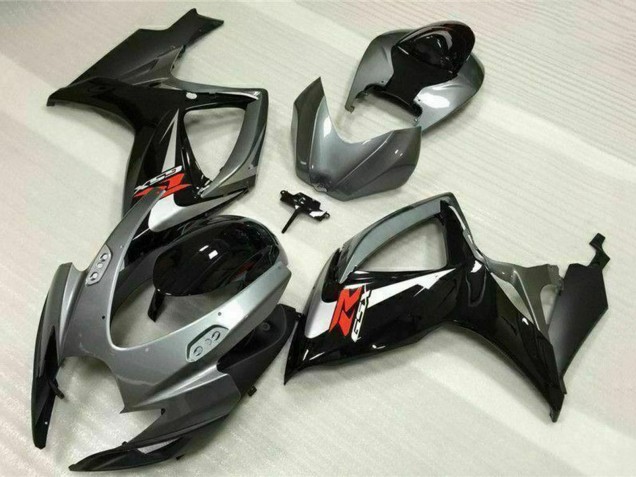2006-2007 Suzuki GSXR 600/750 Motorcycle Fairings - Silver Grey Glossy Black Red UK Manufacturers