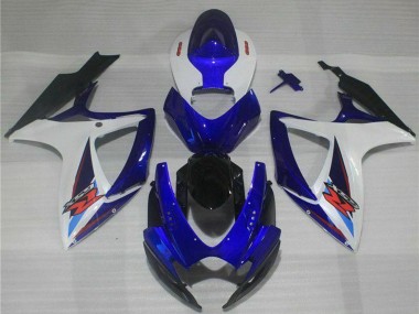 2006-2007 Suzuki GSXR 600/750 Motorcycle Fairings - White Blue Black Red UK Manufacturers